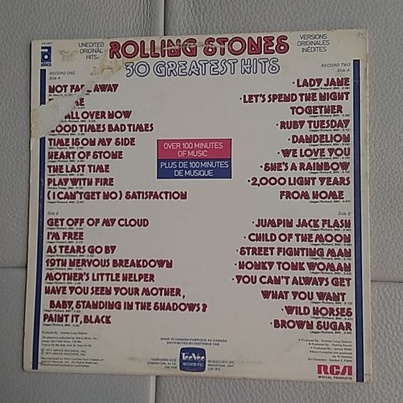 Rolling Stones - 30 Greatest Hits - Double LP - Picture 2 of 8